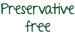 Preservative free